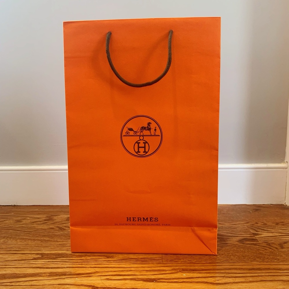 Hermes Large Paper Shopping Bag
